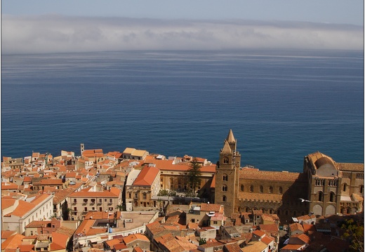 Cefalù, Duomo (vue de la Rocca) #03 (9617 visits) Cefalù, Duomo (vue de la Rocca) #03