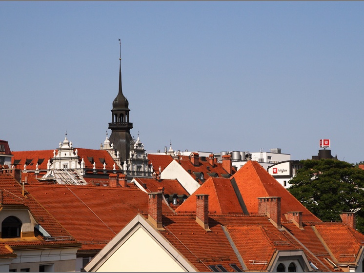Maribor, toits du vieux quartier du Lent #16