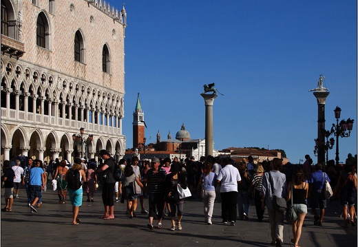 Venise, Piazza San Marco (palais des doges, colonnes) #03