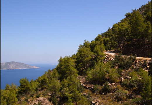 Péninsule de Methana, port de Galatas