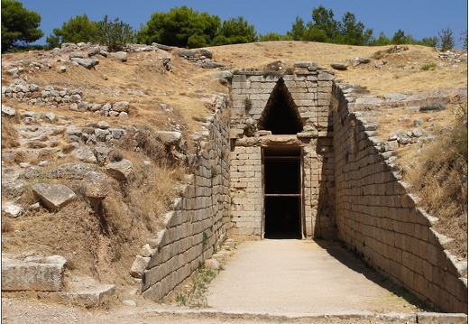Mycènes, tombeau de Clytemnestre #07 (6819 visites) Mycènes, tombeau de Clytemnestre #07