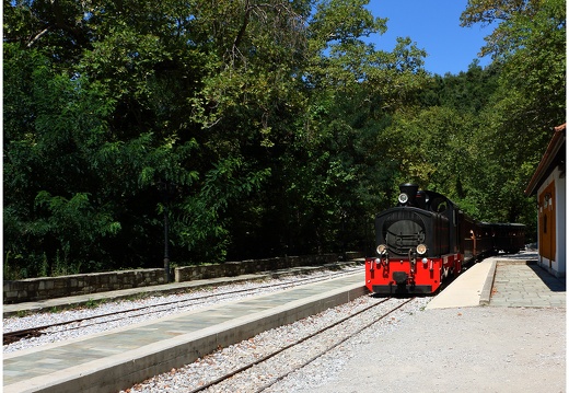 Petit train du Pélion, gare de Miliès #01 (7839 visits) Petit train du Pélion, gare de Miliès #01