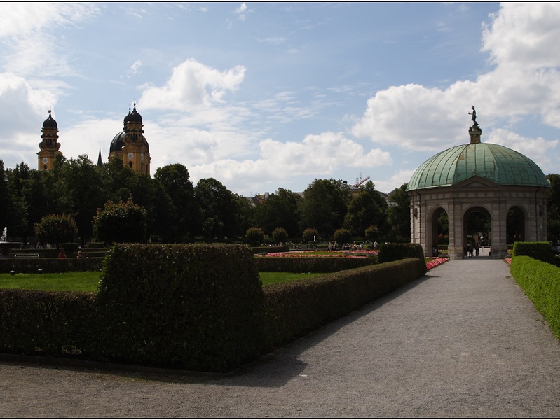 Munich, jardin Hofgarten