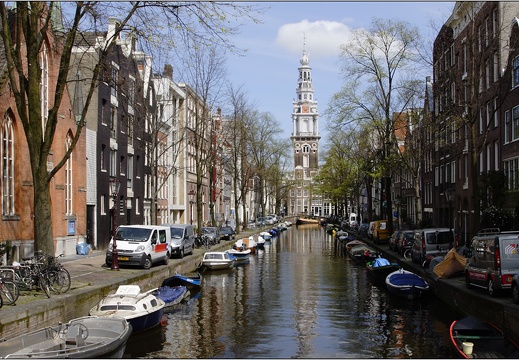 Amsterdam, petit canal vers Zuiderkerk #08 (6231 visits) Amsterdam, petit canal vers Zuiderkerk #08