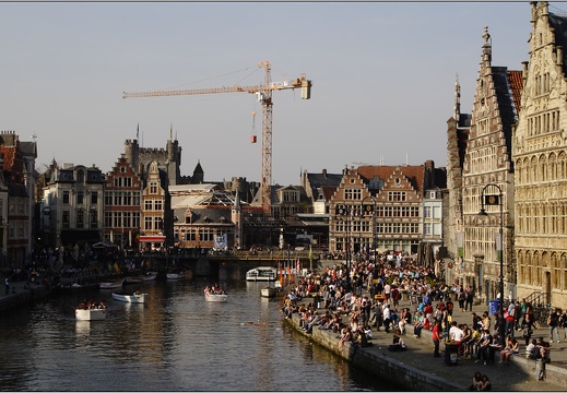 Gand, Graslei & Leie river #03 (7226 visits) Gand, Graslei & Leie river #03