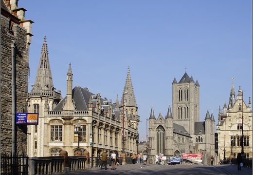 Gand, Sint-Michielsbrug #16 (6920 visits) Gand, Sint-Michielsbrug #16
