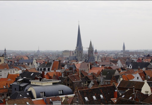 Gand, vue de Gravensteen #27 (6298 visits) Gand, vue de Gravensteen #27
