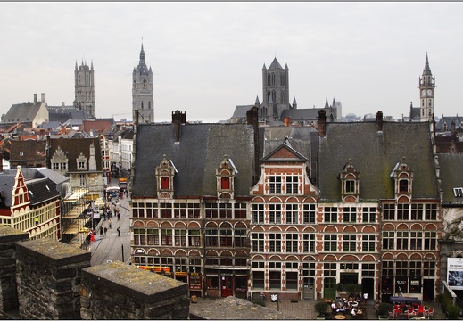 Gand, vue de Gravensteen #31