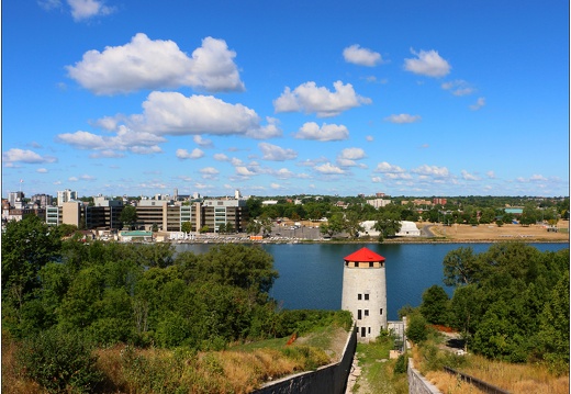 Kingston, vue depuis le fort #01 (1084 visites) Kingston, vue depuis le fort #01