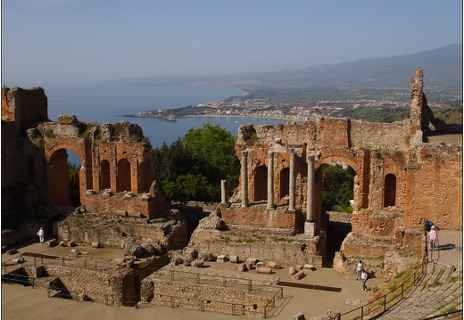 Taormina, Teatro greco-romano #03 (1545 visites) Taormina, Teatro greco-romano #03