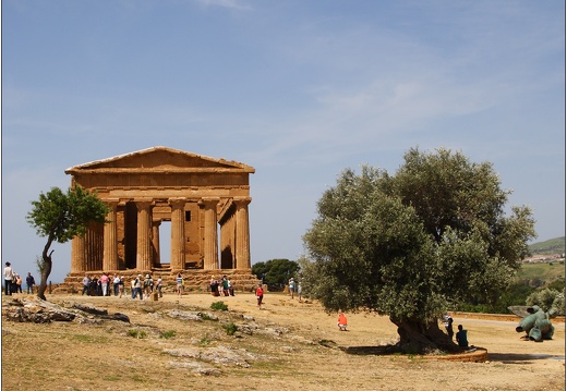 Agrigente, temple de la Concorde #01 (1227 visits) Agrigente, temple de la Concorde #01
