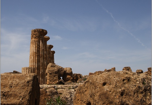 Agrigente, temple d'Hercule #01 (1187 visits) Agrigente, temple d'Hercule #01