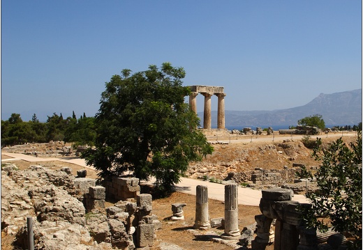 Ancienne Corinthe, temple d'Apollon #03 (1407 visites) Ancienne Corinthe, temple d'Apollon #03