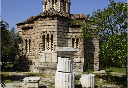 Athènes #27 (2018 visites) Eglise Byzantine, Agia Triada Athènes #27