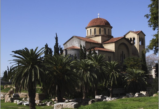 Athènes #02 (1739 visites) Eglise Byzantine, Agia Triada Athènes #02