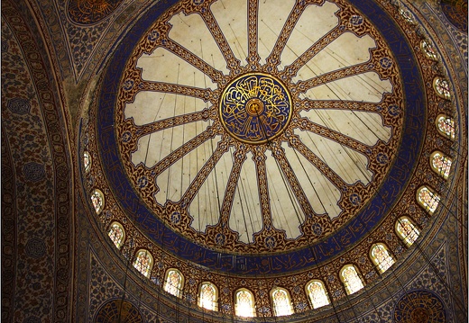 Sultanahmet, mosquée Sultan Ahmet - dôme #01 (2645 visites) Mosquée surnommée "la mosquée bleue". Sultanahmet, mosquée Sultan Ahmet - dôme #01