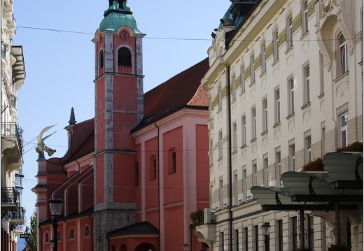 Ljubljana, Église franciscaine de l'Annonciation #01 (2114 visites) Ljubljana, Église franciscaine de l'Annonciation #01