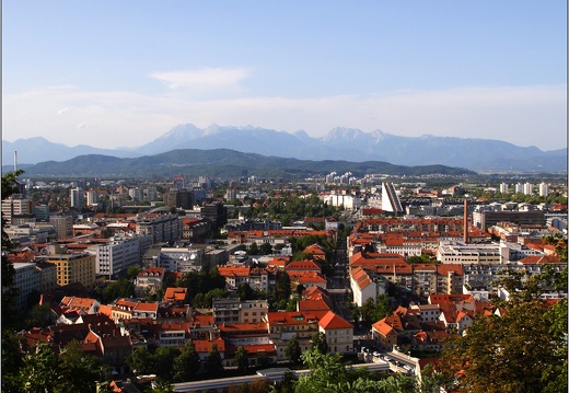 Ljubljana, ville (vue du château) #02 (973 visites) Ljubljana, ville (vue du château) #02