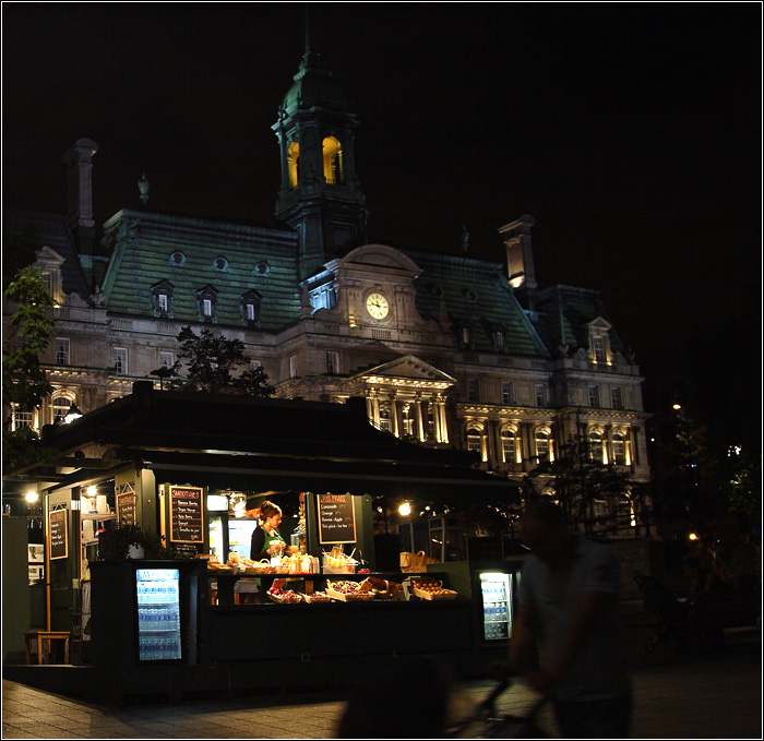 Montréal, nocturne, Hôtel de ville #13